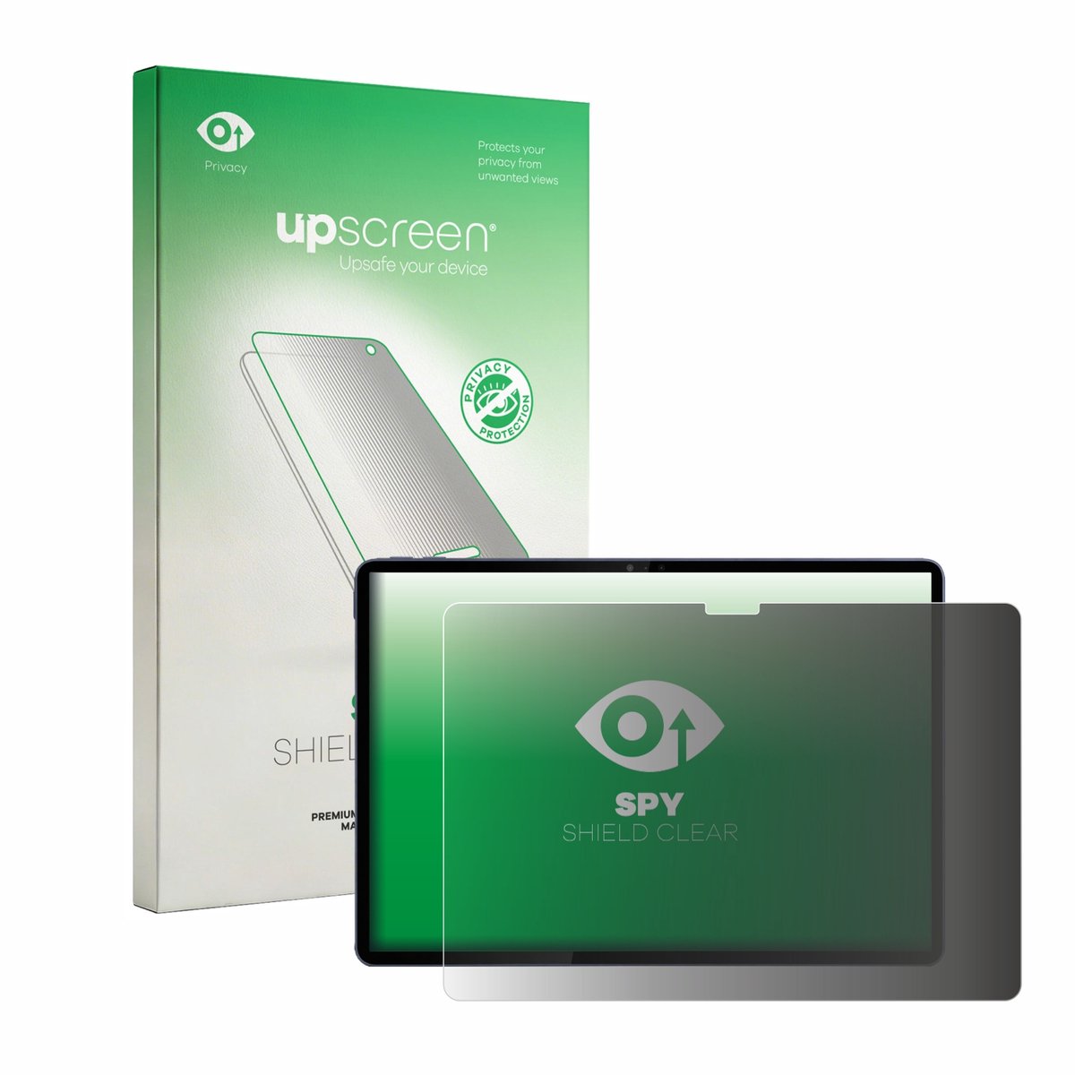 upscreen - privacy screenprotector voor Lenovo Yoga Tab Gen 2 - Folie Beschermfolie Blauwlichtfilter