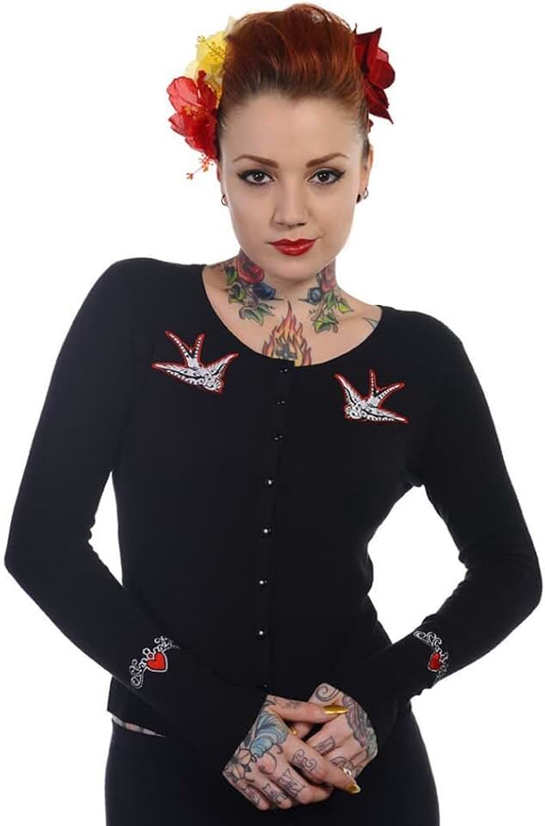 Slikken Vogel Rockabilly Retro Vest