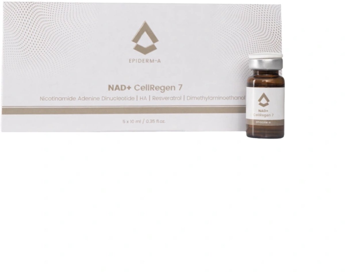 EPIDERM-A NAD+ CellRegen 7 / Meso-oplossing ter bevordering van cellulaire energievoorziening 5 x 10 ml