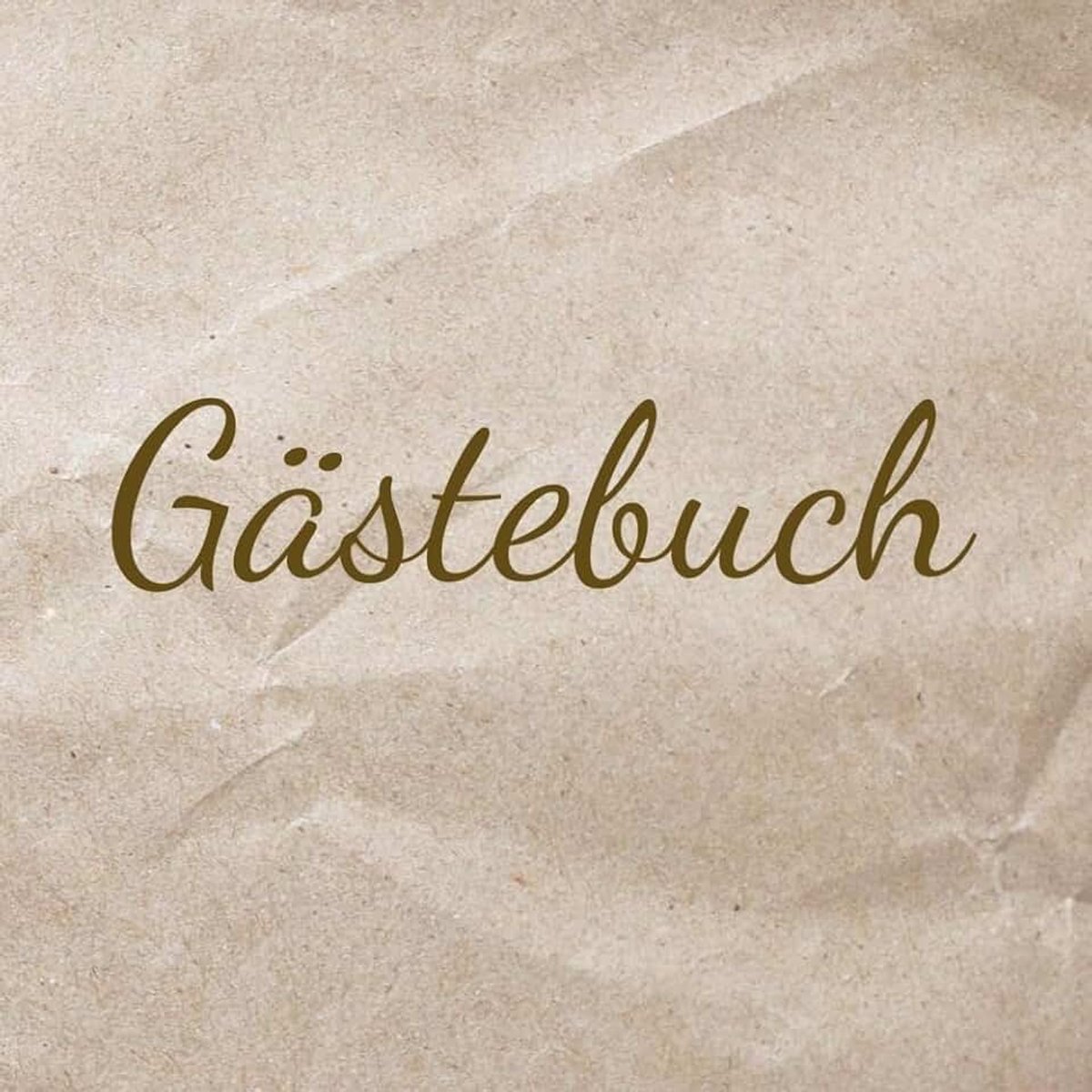 Gästebuch: Gästebuch mit 100 leeren Seiten in Papier-Optik
