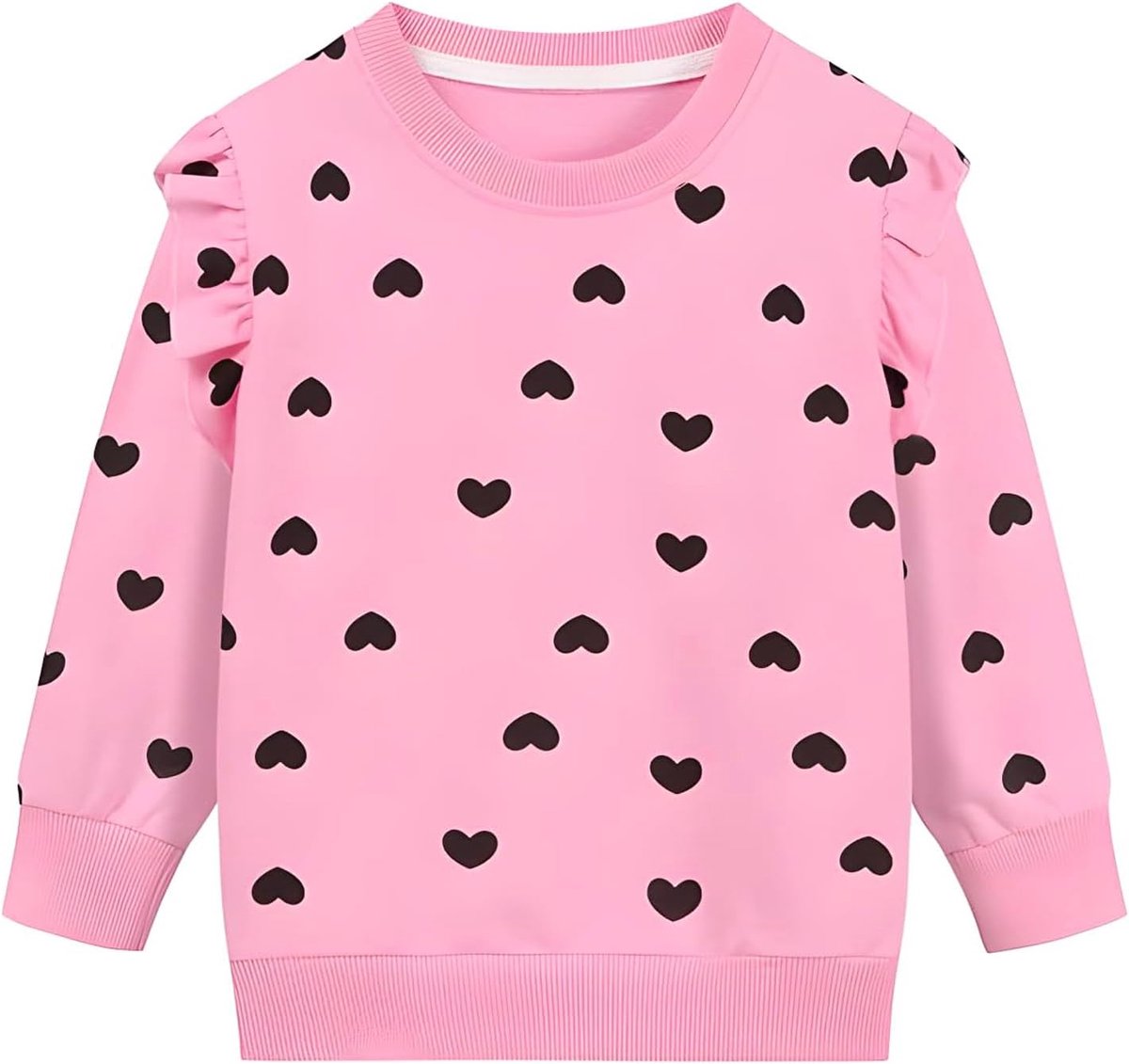 Sweatshirt Meisjes 100% katoen Meisjes Sweaters Casual Jumper voor Kinderen Ronde Hals Eenhoorn Pullover Mode Herfst Winter Kleding Leeftijd 2-9 Jaar