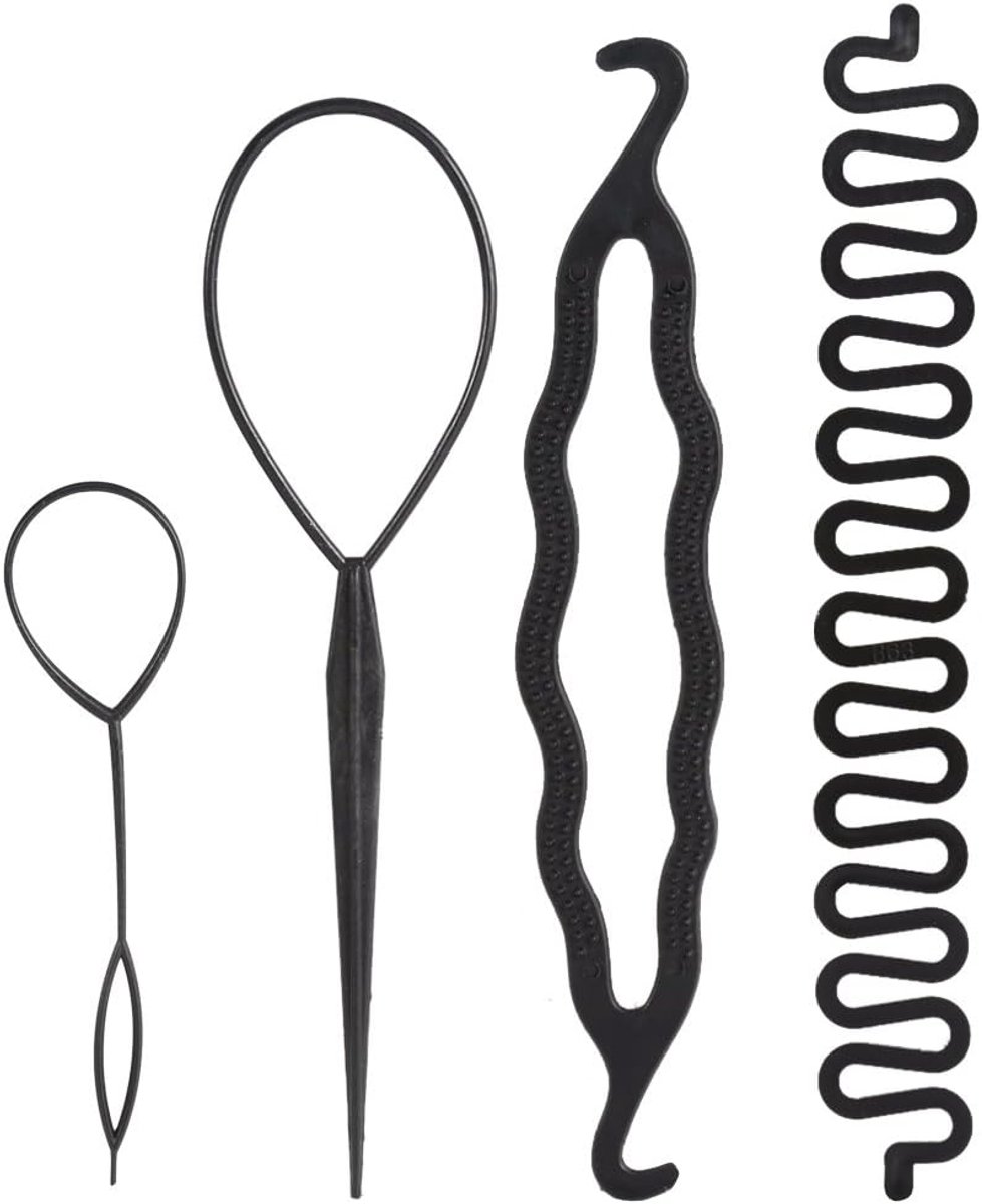 Knot Maker Vlechten Styling Schijf Twist Gereedschap DIY Accessoires Haar Styling Tool Set Haar Twist Styling Braid Tool(4 STUKS)