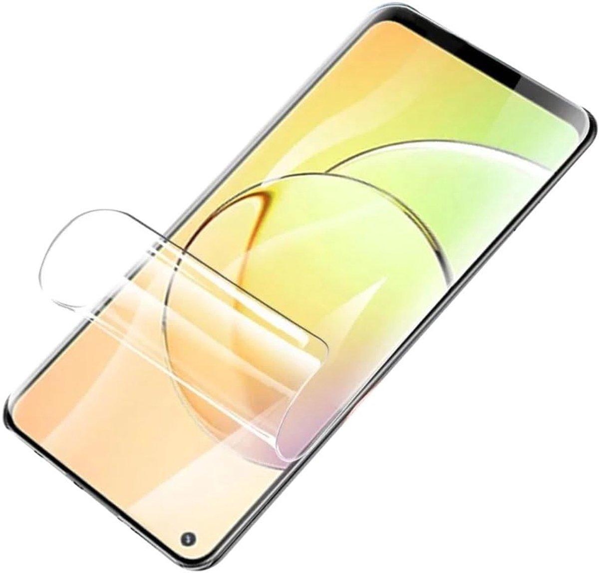 Displaybeschermfolie voor Realme GT Master Edition, 2 stuks zachte TPU transparante beschermfolie, helder HD [niet-glas]