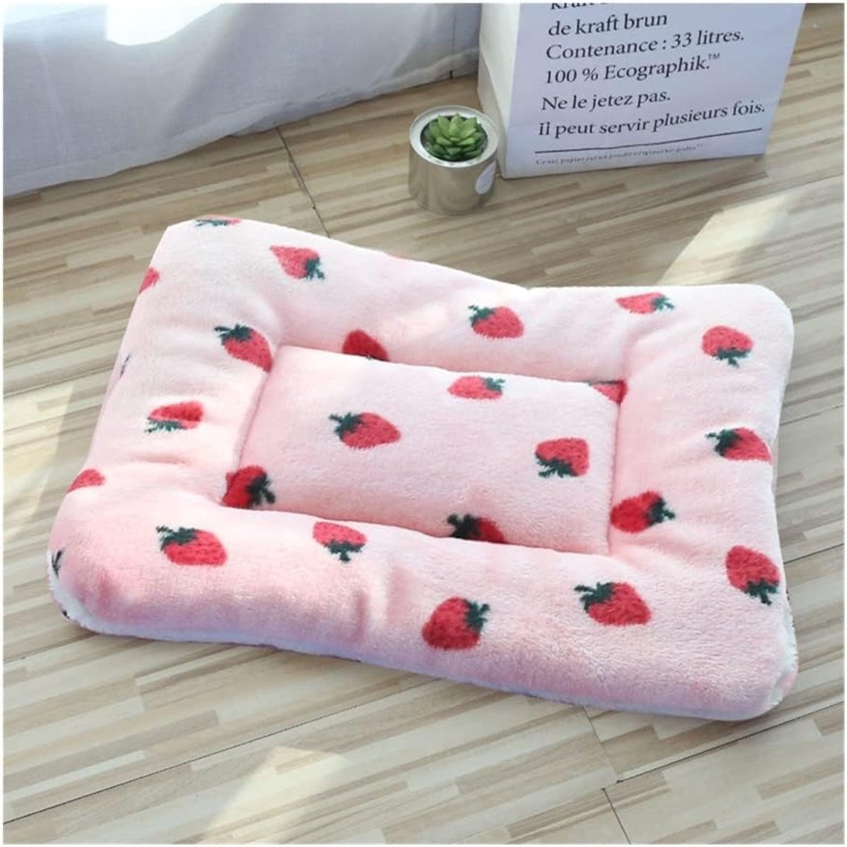 Matten Hondenbedden, dikke dekens for huisdieren in de winter, cartoon kennels for huisdieren, warme slaapmatten for honden met katoenen quilts Honden bed
