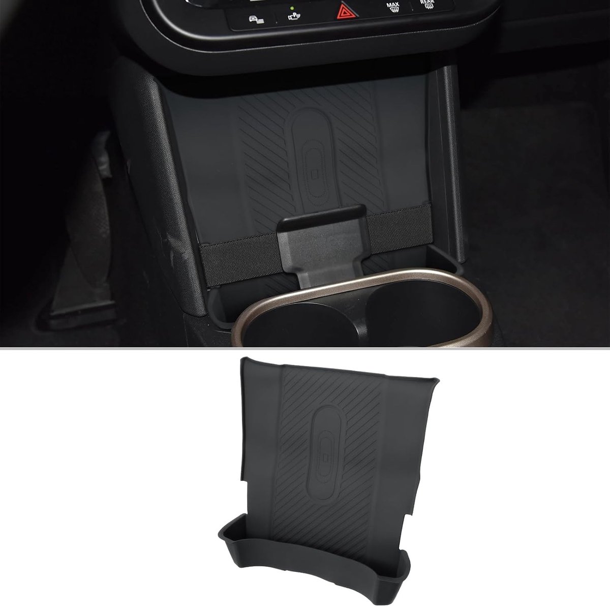 Draadloze oplaadmat voor Mini Cooper F65, F66 (2024-2026) - Antislip middenconsole accessoires, siliconen en rubberen matten
