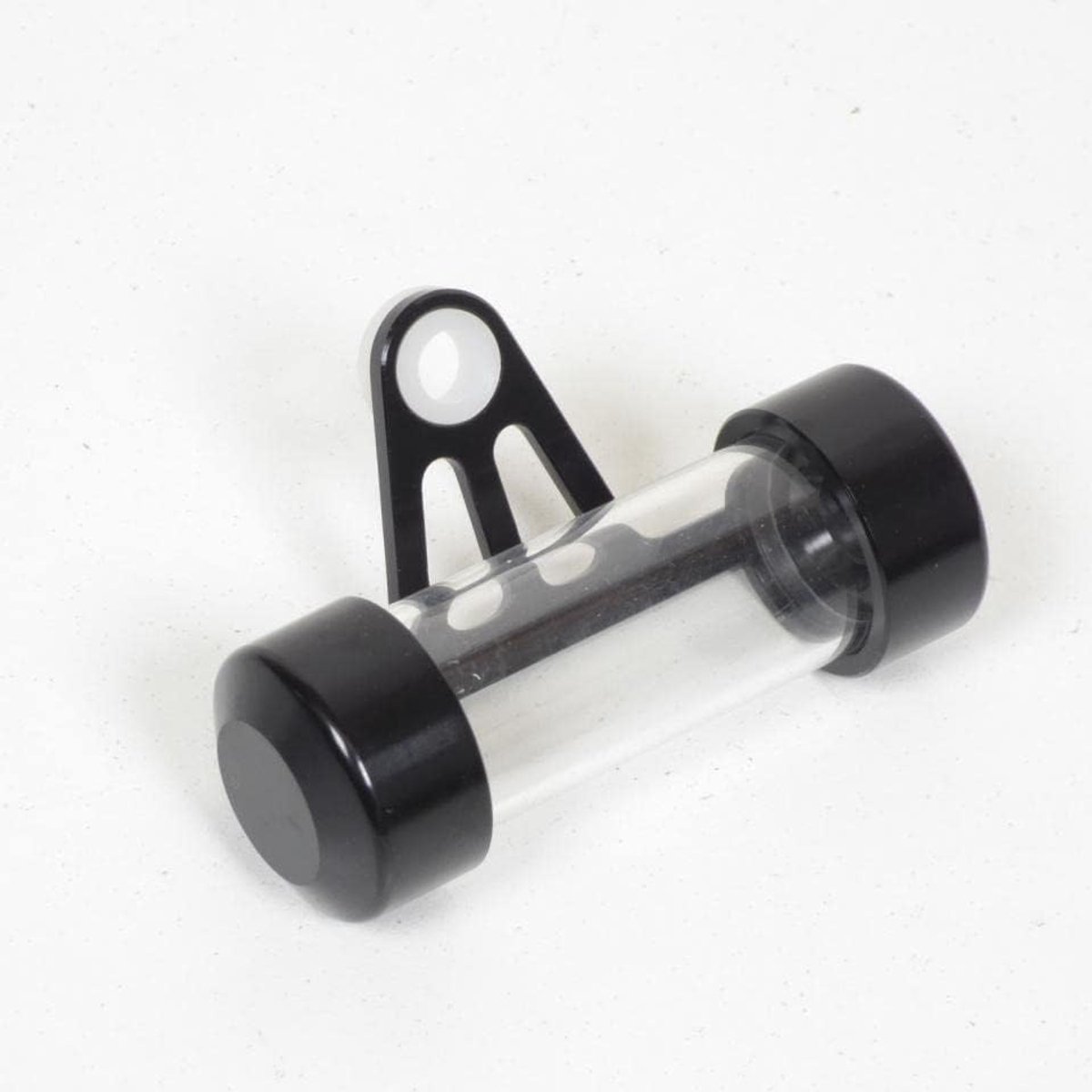 Vignethouder voor motorfiets, cilindervormig, 50 x 30 mm, zwart