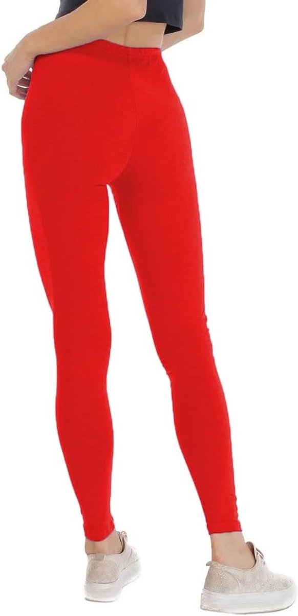 Leggings Katoen G. S-8XL/36-56 Ondoorzichtige Leggings Broek Elastische Leggings Zachte Sportbroek voor Sport Gym