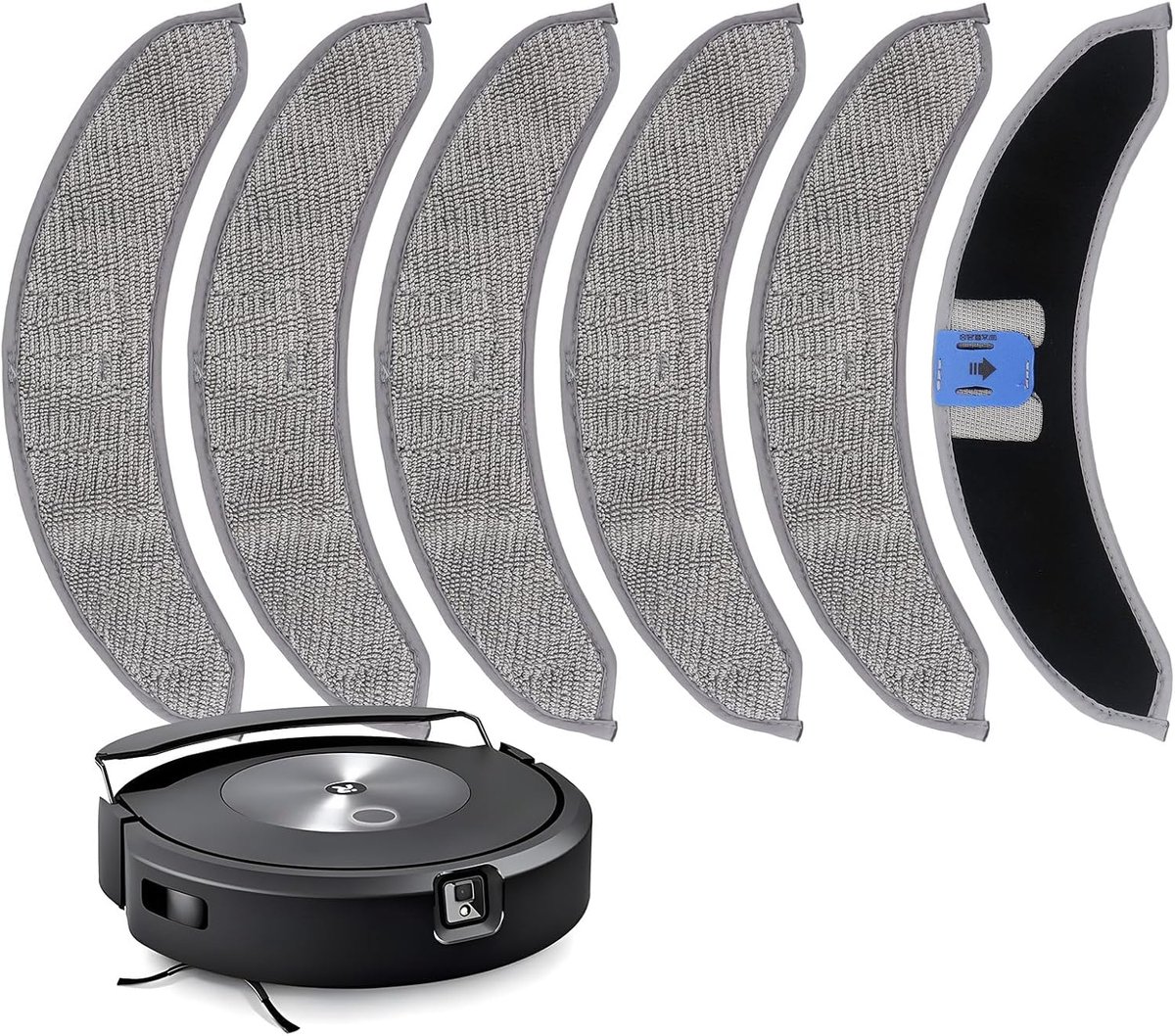 Pads voor iRobot Roomba Combo J7+ robotstofzuiger - hoogwaardige herbruikbare microvezel-dweilpads als accessoireset