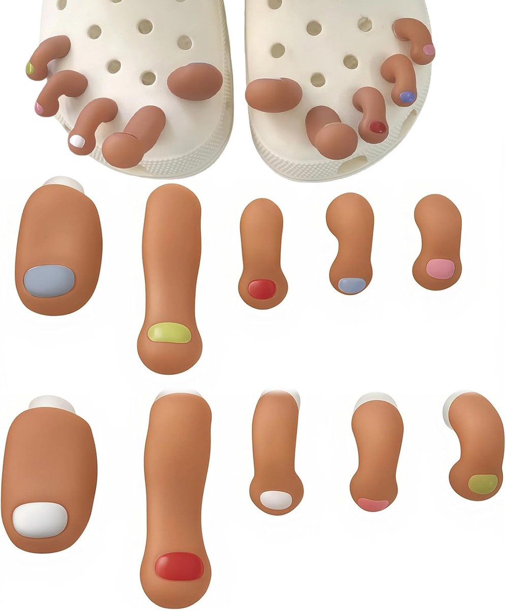 Bedels voor, teenschoenaccessoires, 10 stuks
