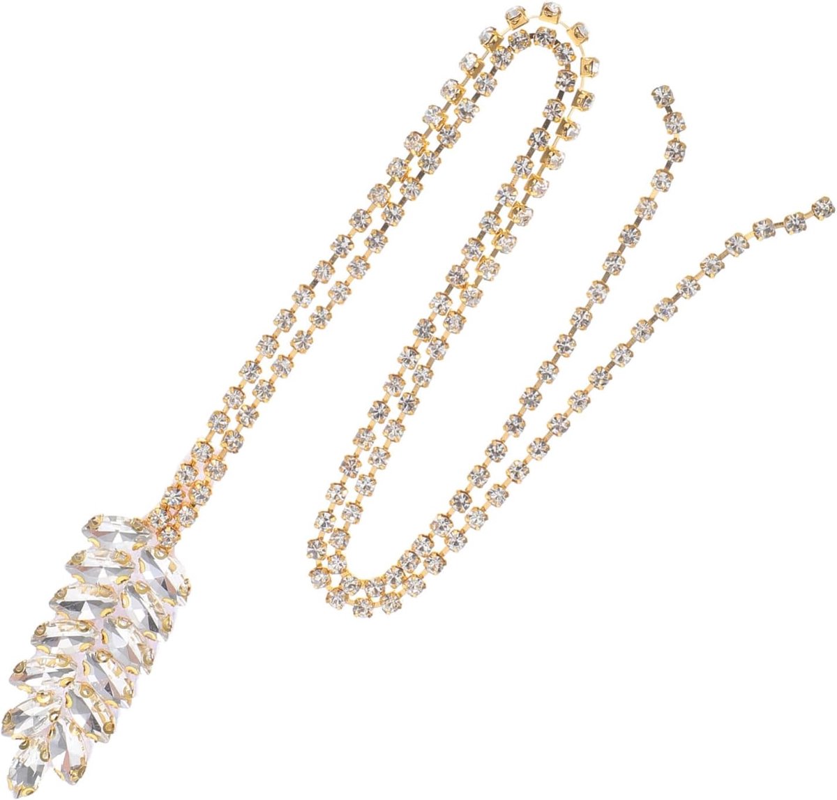Rhinestone Broche met Tassel Diy Accessoire voor Dameskleding Geschikt voor Bruiloften Feestjes Podiumoptredens