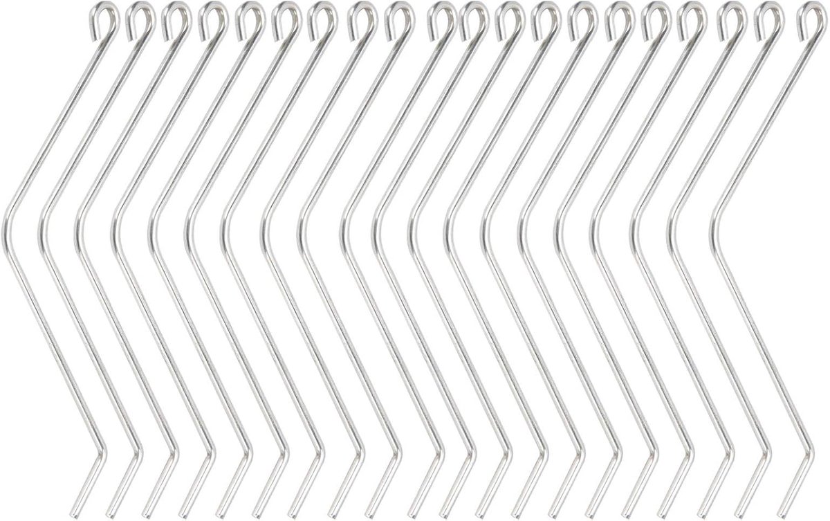 20st roestvrijstalen bijenkorfconnector, buigdraadhouder voor houten bijenkorfbijenteeltgereedschap