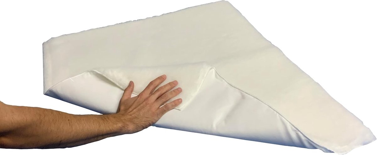 100 x 60 cm, ter voorkoming van drukzweren. De deken voor bed en rolstoel is zacht en veilig.