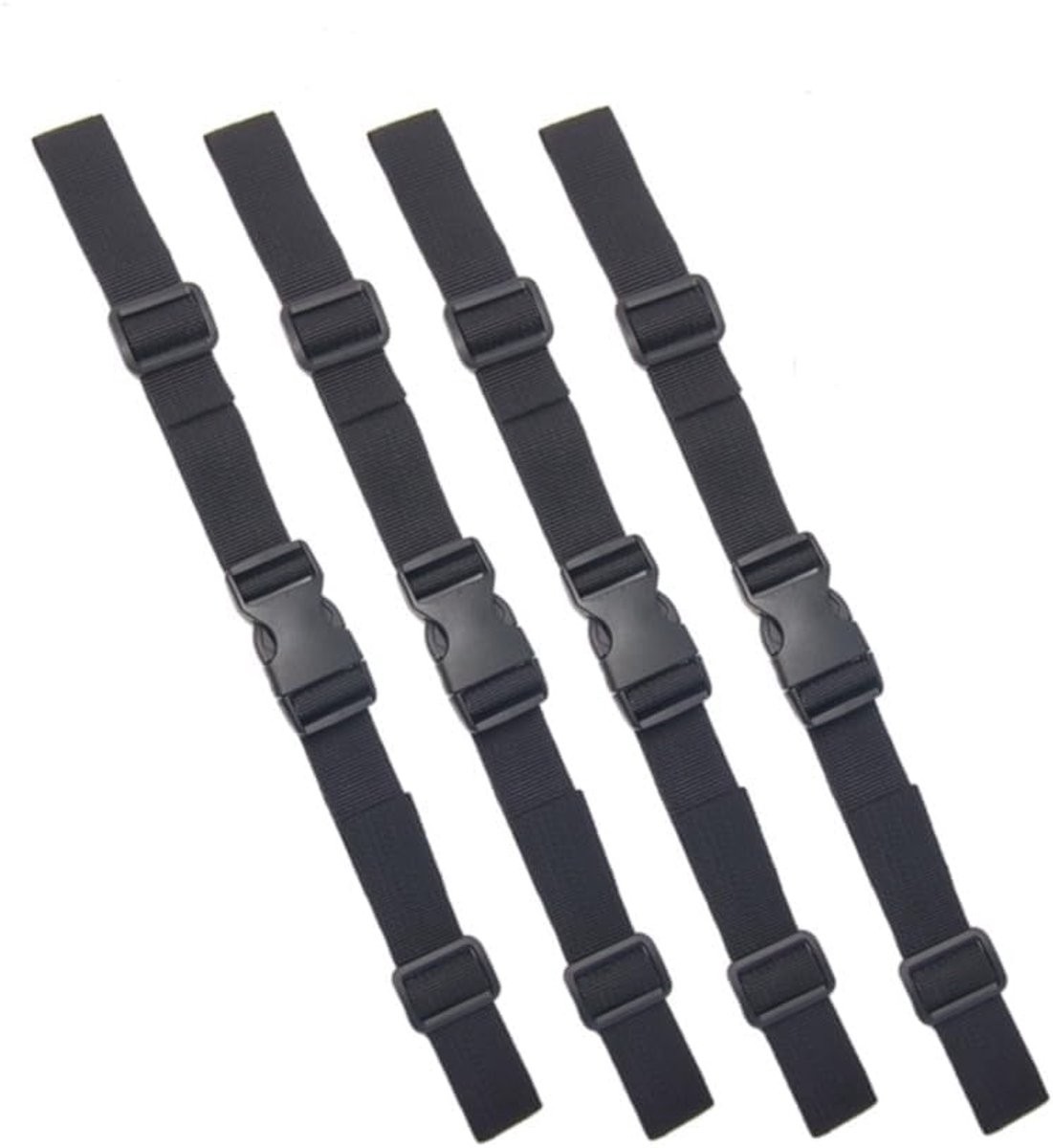 4 stuks nylon rugzakriemen, verstelbaar, borstband, vaste schoudertas, antislip, geschikt voor volwassenen en kinderen, voor school, hardlopen buiten, reizen