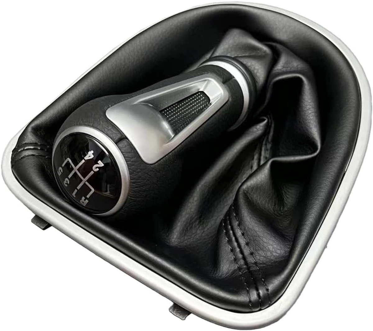 5 Speed Gear Pookknop PU Lederen Gaiter Boot Cover Case Shifter Hendel Stick voor Seat Leon II Toledo III Altea XL 2005-2012