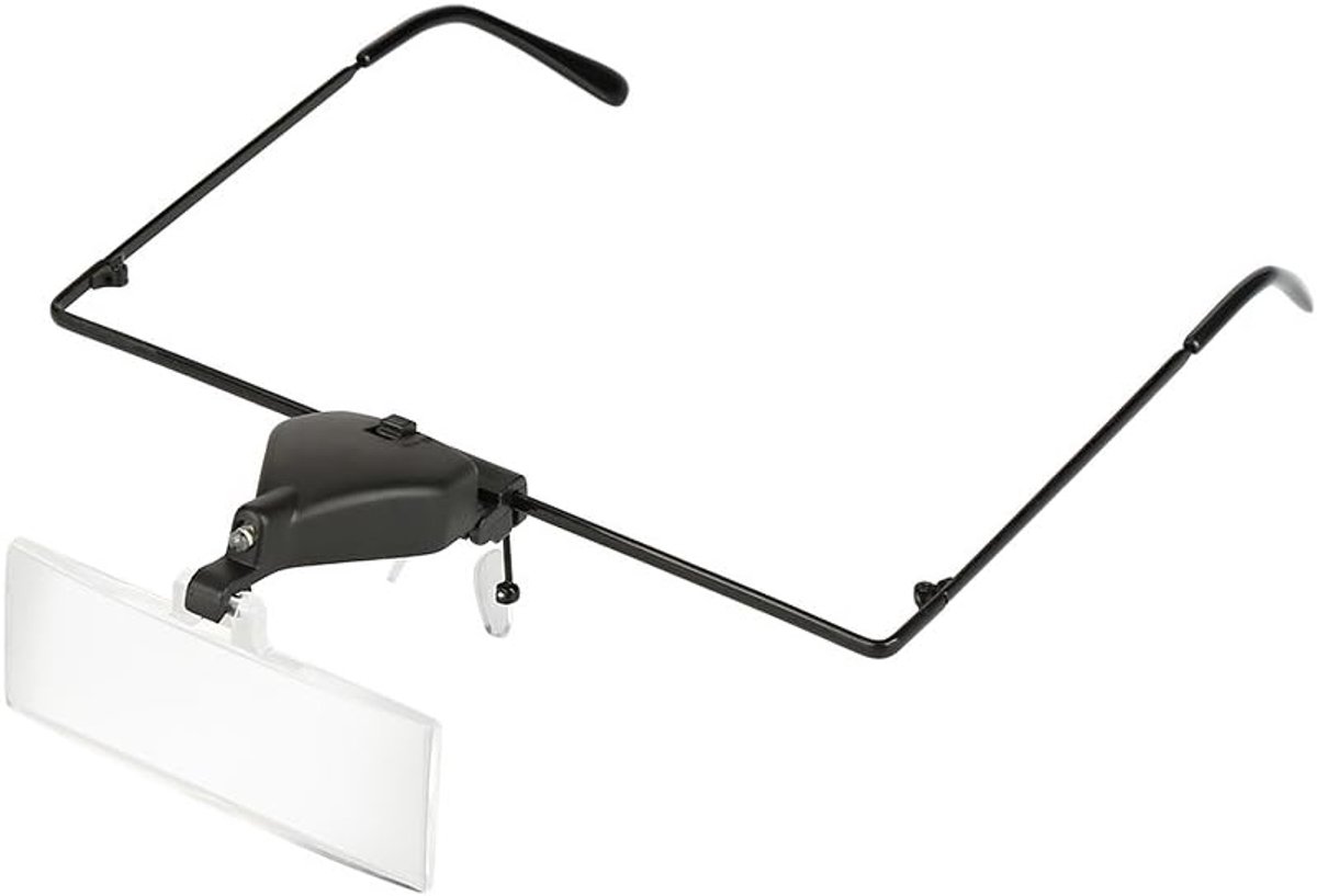 Reparatieset voor horloges, eenvoudige lens, 1,5 x / 2,5 x / 3,5 x vergrootglas met ledlicht