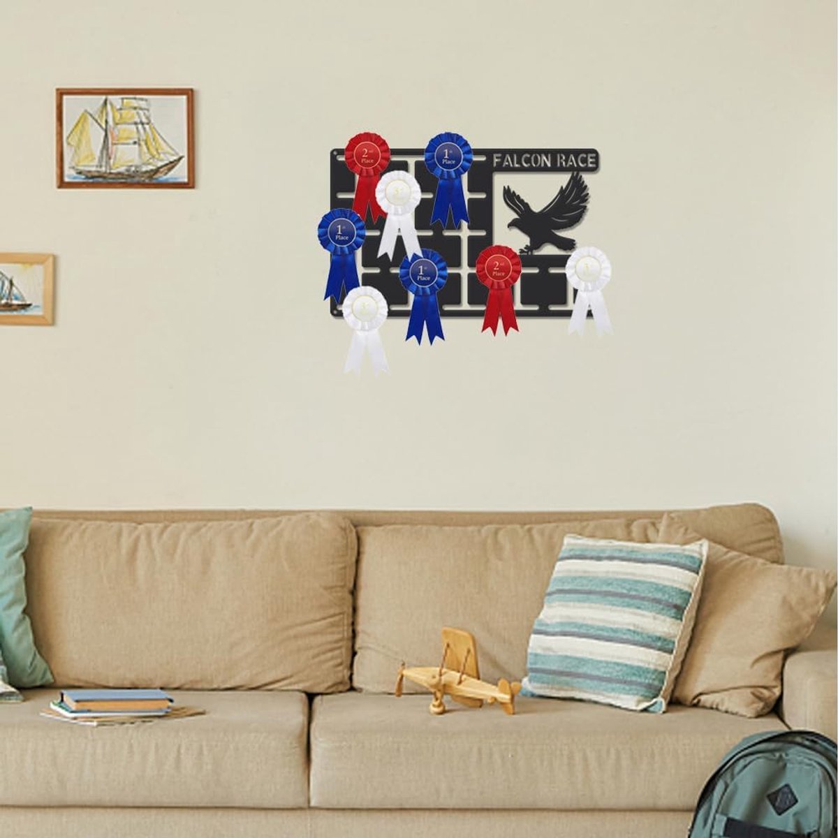 Dailygoods - Medaillehouder voor aan de Muur met Modern Design