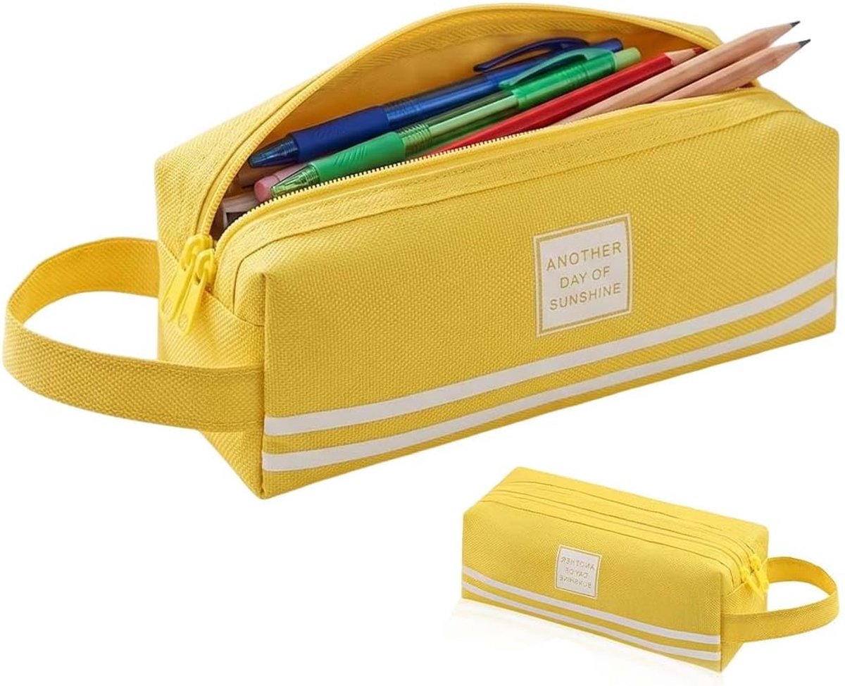 19,5 cm, geel, ideaal voor studenten, bureau en reizen