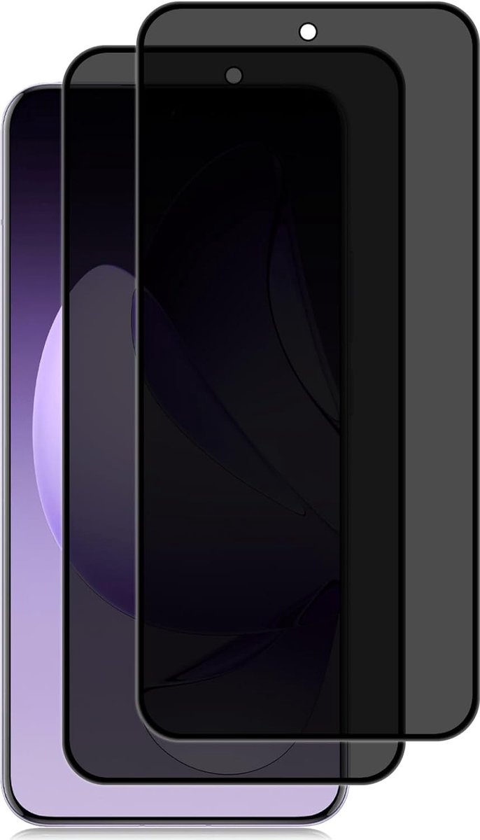 Beschermfolie compatibel met Oppo Reno13 5G, pantserglas, inkijkbescherming, verpakking van 2 stuks, 9H hardheid, anti-spy screen, bescherming, pantserfolie voor Oppo Reno13 5G