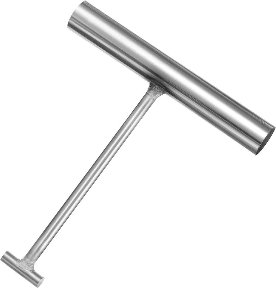 Dailygoods- Kanaaldeksellifter - Krachtige T-vormige Haak - Roestvrij Staal - Duurzaam Gereedschap - Afvoerrooster Hefgereedschap - Afmetingen 17x15x2