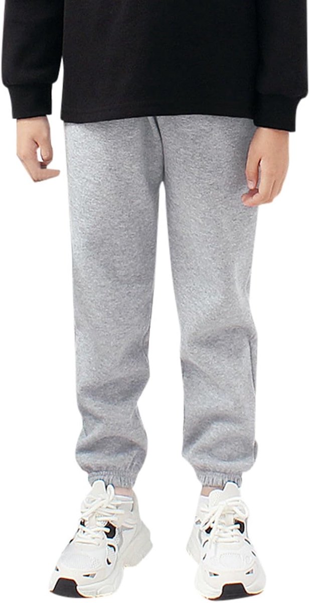Broek voor jongens en meisjes, trainingsbroek met zakken, warme broek voor kinderen, vrijetijdsbroek