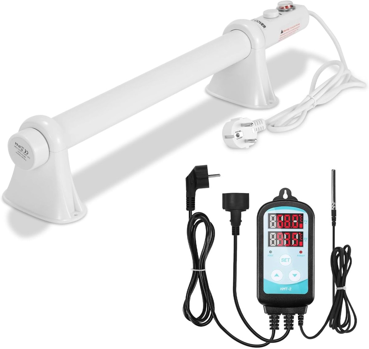 Kasverwarming 55 W met digitale temperatuursensor