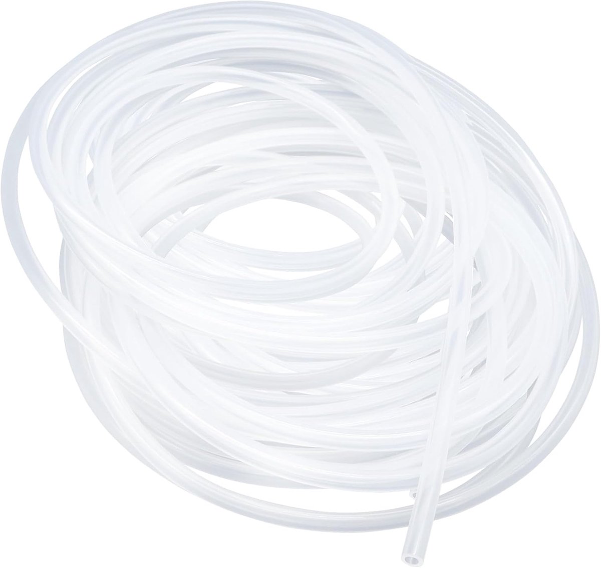 Voedselveilige transparante siliconen buis, afmeting 1,5 mm x 3,5 mm, lengte 7,2 m (23,6 ft), dikte 1 mm. Flexibele rubberen slang voor lucht/waterleidingen