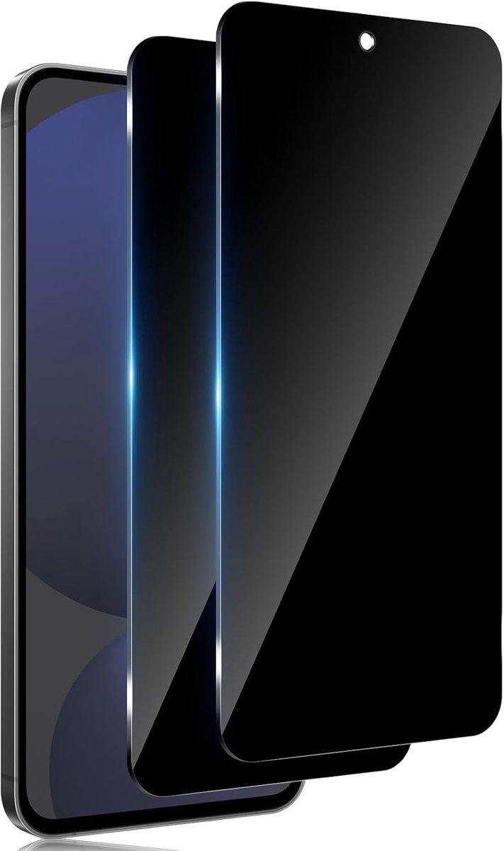 2 stuks Antispy Screen Protector voor Galaxy S24 FE Privacy, Guard 9H Filter Glas, Volledige Film gehard glas onbreekbaar, anti-verblinding