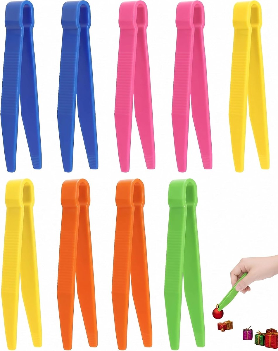 10 stuks (5 verschillende kleuren) - kleine gereedschappen van lichtgewicht kunststof voor precisiewerk, doe-het-zelvers en coördinatie