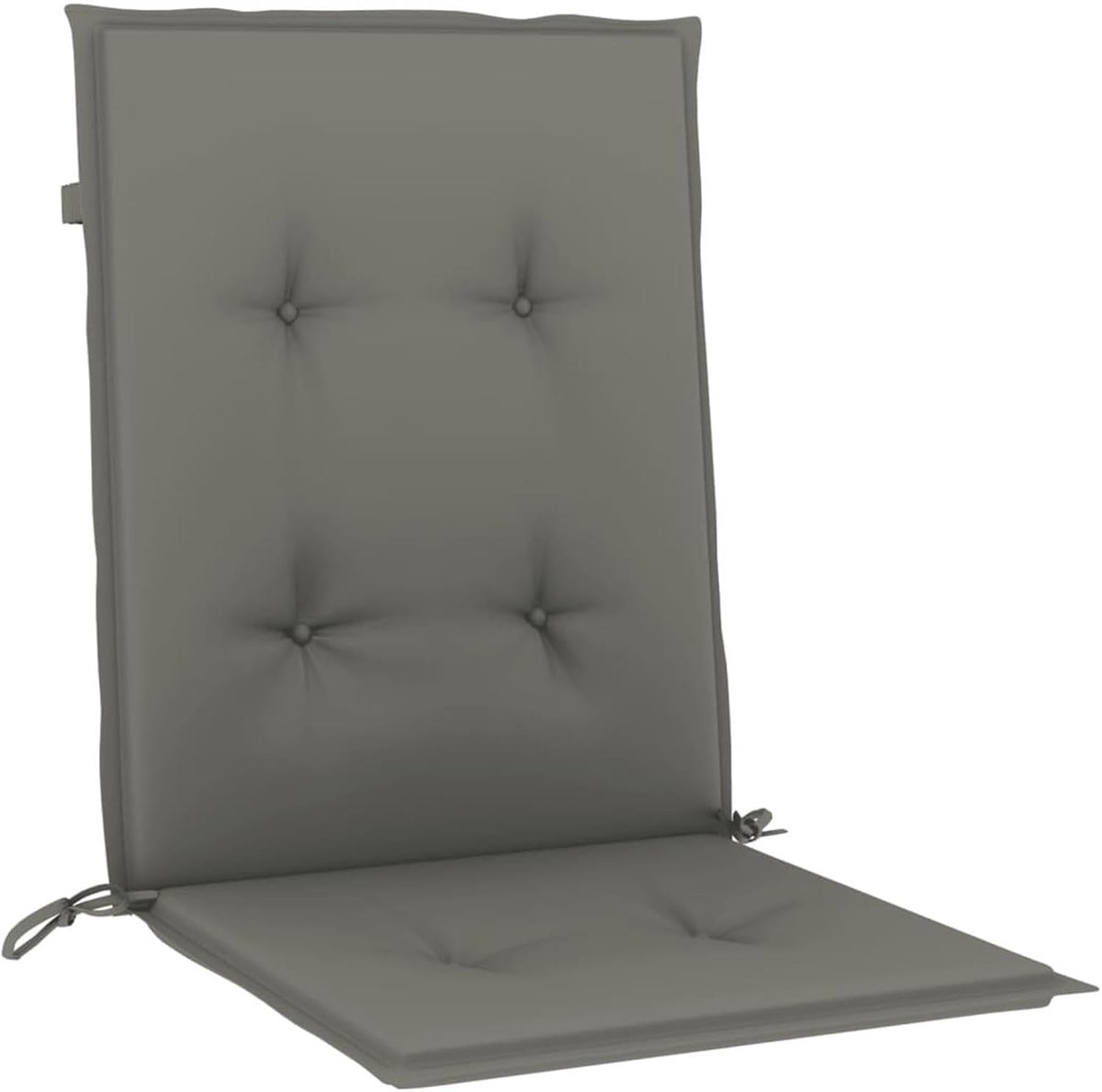 Tuinkussen, 6 stuks, tuinkussen, zitbank, zitkussen, bekleding, donkergrijs, 100 x 50 x 4 cm, stof