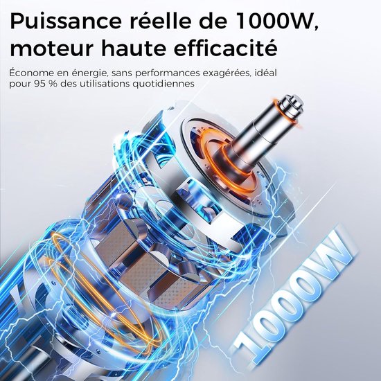 YASHE staafmixerset - 1000 W - 5-in-1 - zwart van YASHE® — afbeelding 2