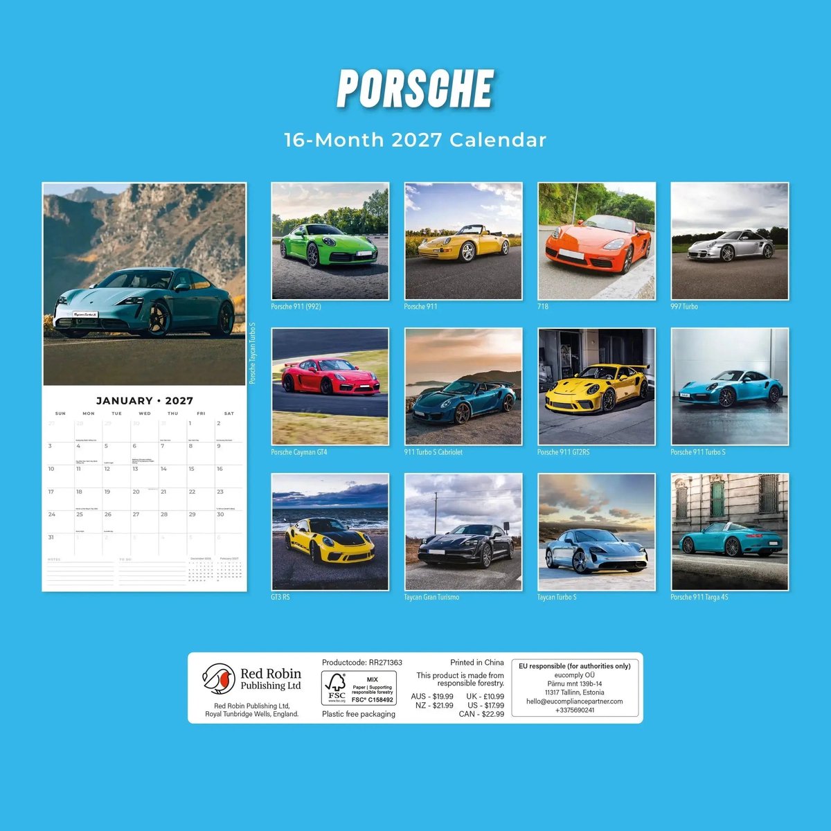 Porsche Kalender 2027