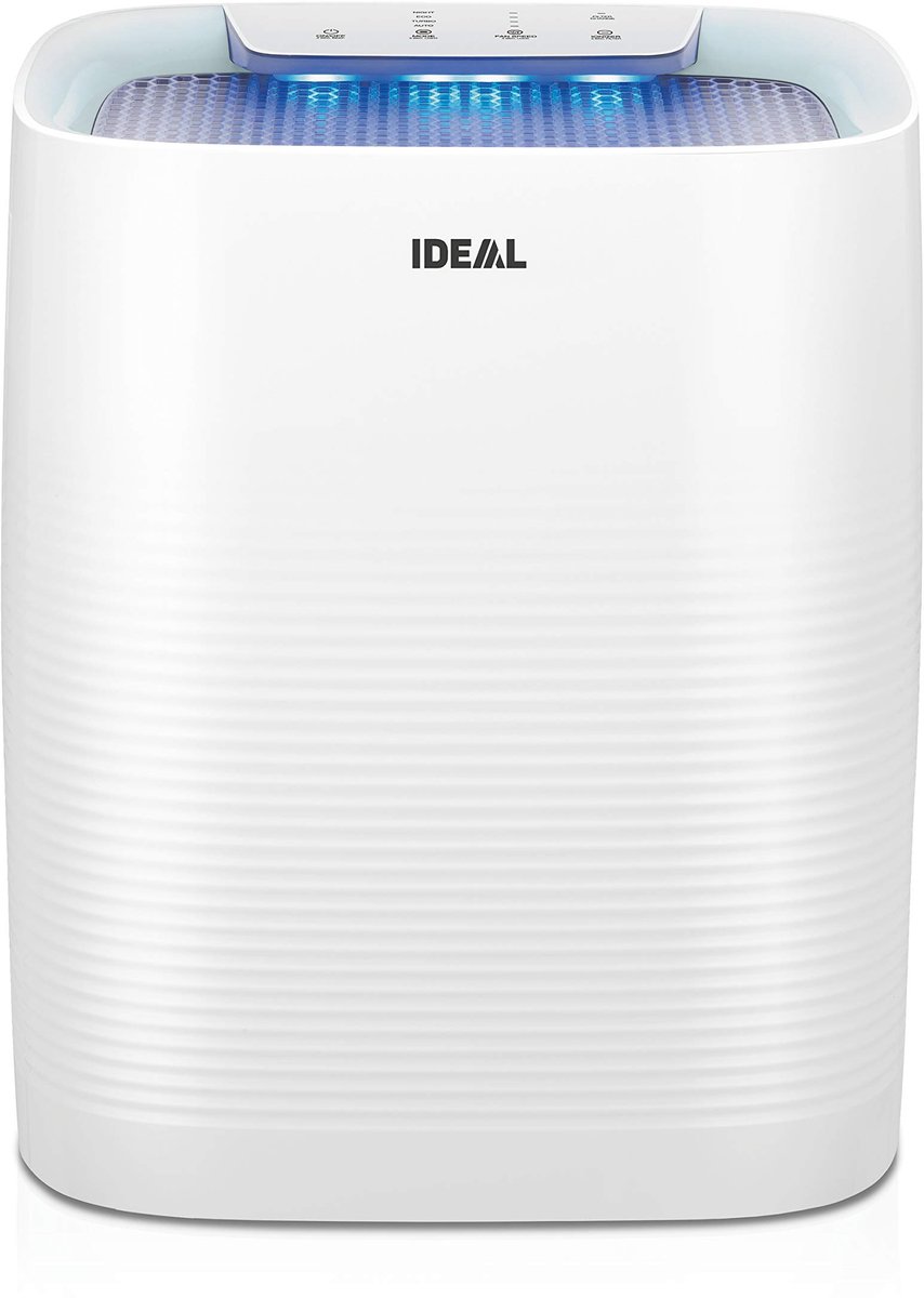 Luchtreiniger Wit - HEPA- En Actieve Koolfilter - 30 Watt Vermogen - 45 m² Oppervlak - Elektrisch Met Snoer - Voor Thuis En Kantoor