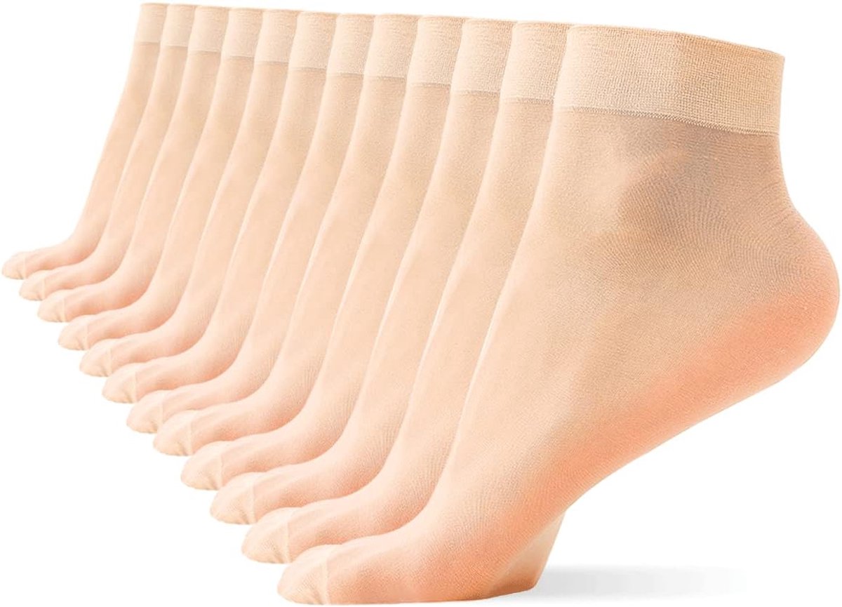 Sokken voor dames, pure pop nylon sokken, zijdeachtige ademende kousen