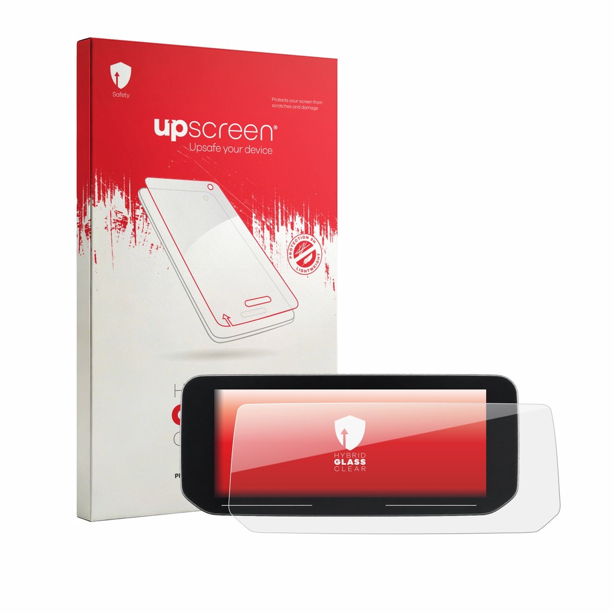 upscreen - Screenprotector voor BMW C 400 GT 10.25" - Folie Beschermfolie Beschermglas transparant