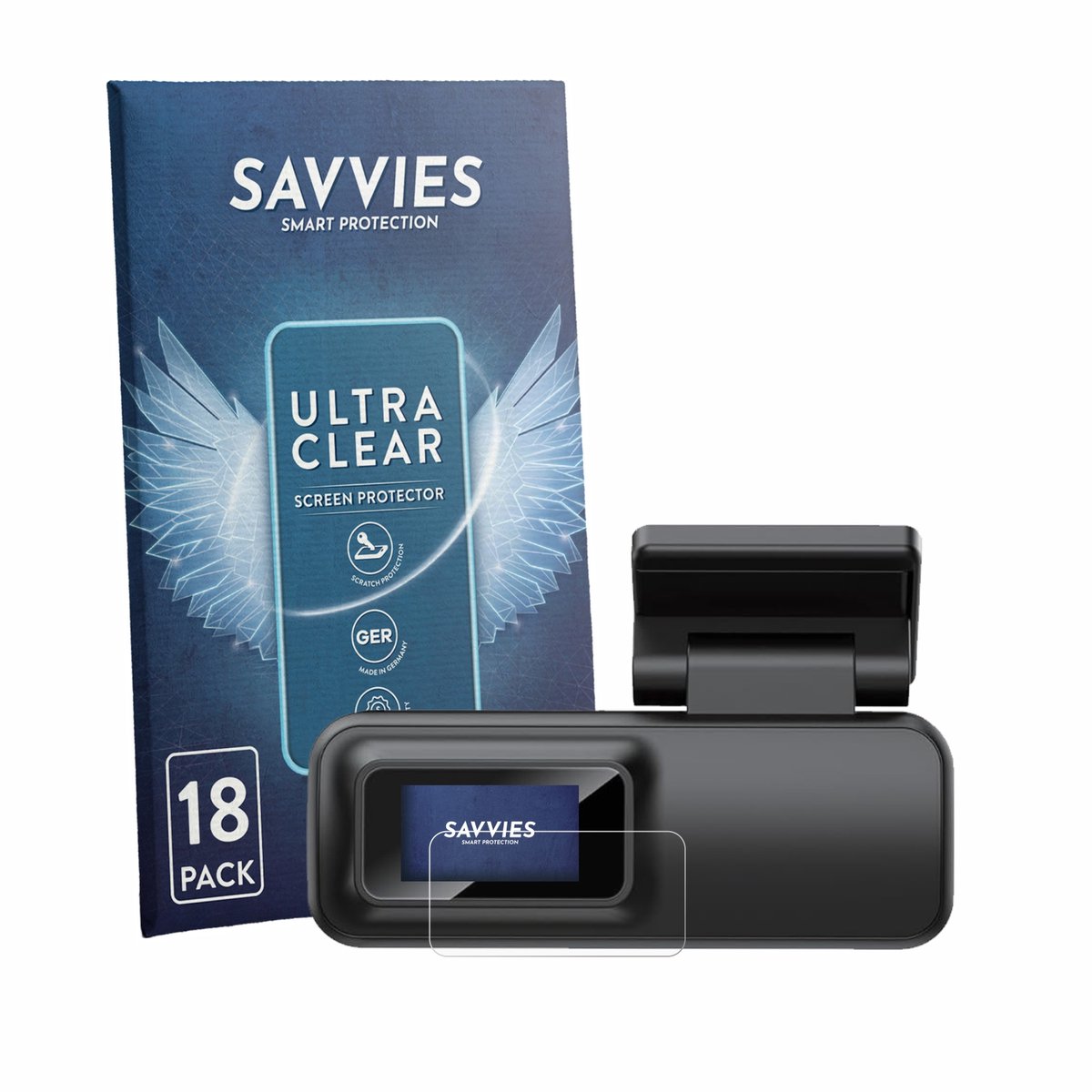 Savvies - Screenprotector voor WOOLAACOO C5 - Folie Beschermfolie transparant 18 Stuks