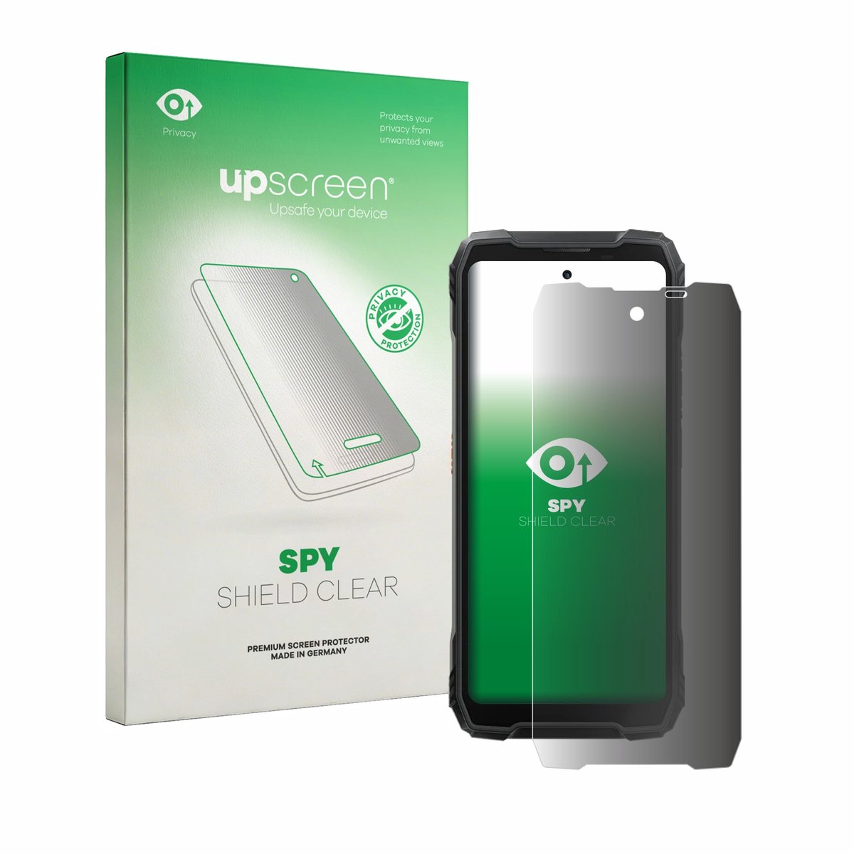 upscreen - privacy screenprotector voor Blackview Xplore X1 - Folie Beschermfolie Blauwlichtfilter