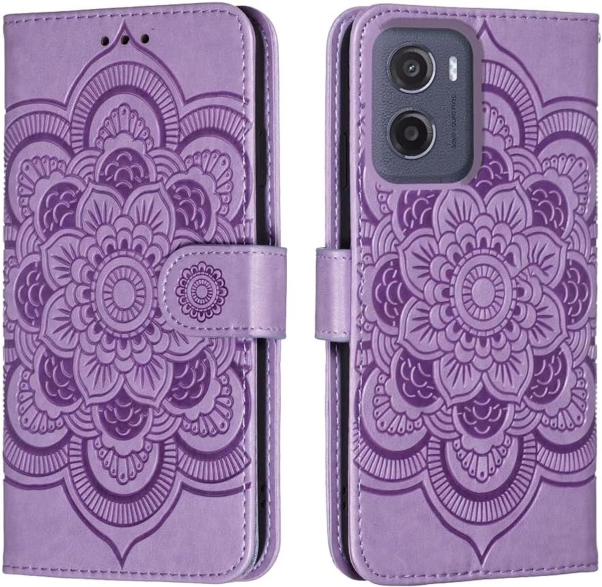 Hoesje voor Motorola Moto G06/G06 Power, Klaphoesje, Paars