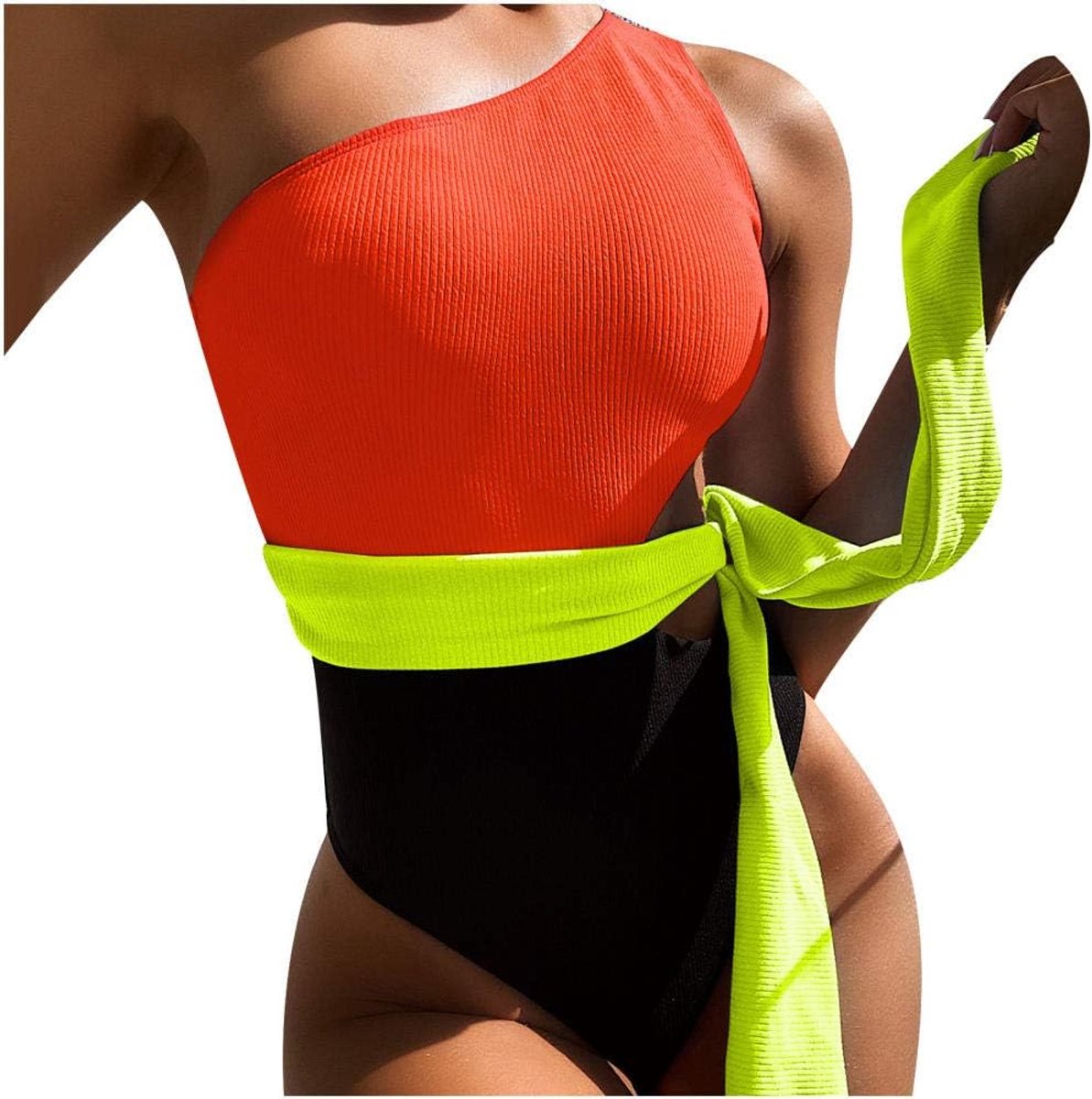 Sexy dames erotische lingerie Vrouwen Bikini Sexy Bandage Splicing Een Stuk Badpak Vrouwelijke Badpakken Bodysuit Strand Dragen Zwempak