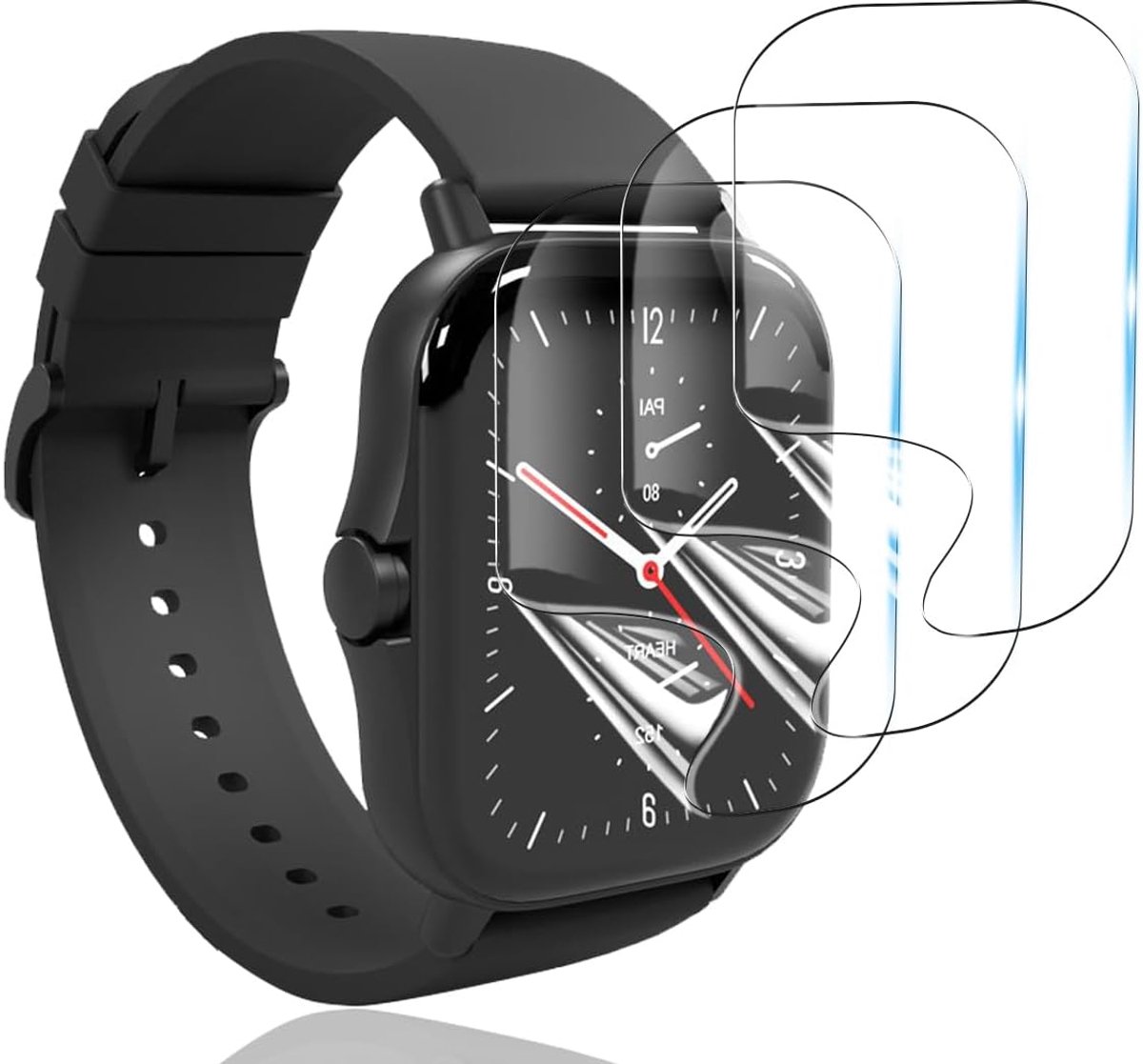 Beschermfolie voor Active [3 stuks], helder HD zachte hydrogelfolie, luchtbelvrij, krasbestendig, 3D Full Cover displaybeschermfolie voor Active