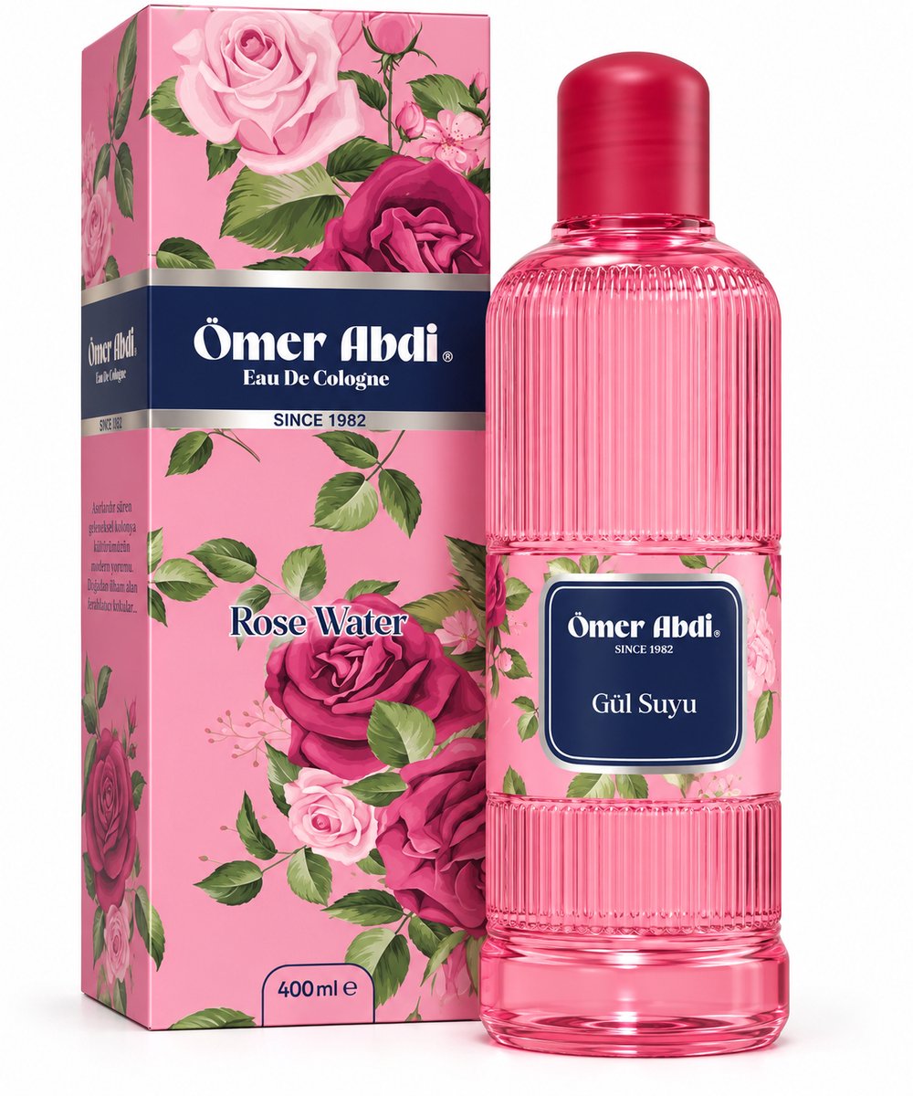 Ömer Abdi Tuncer Gül Suyu – Rozenwater – Rose Water – 400 ml - Aftershave