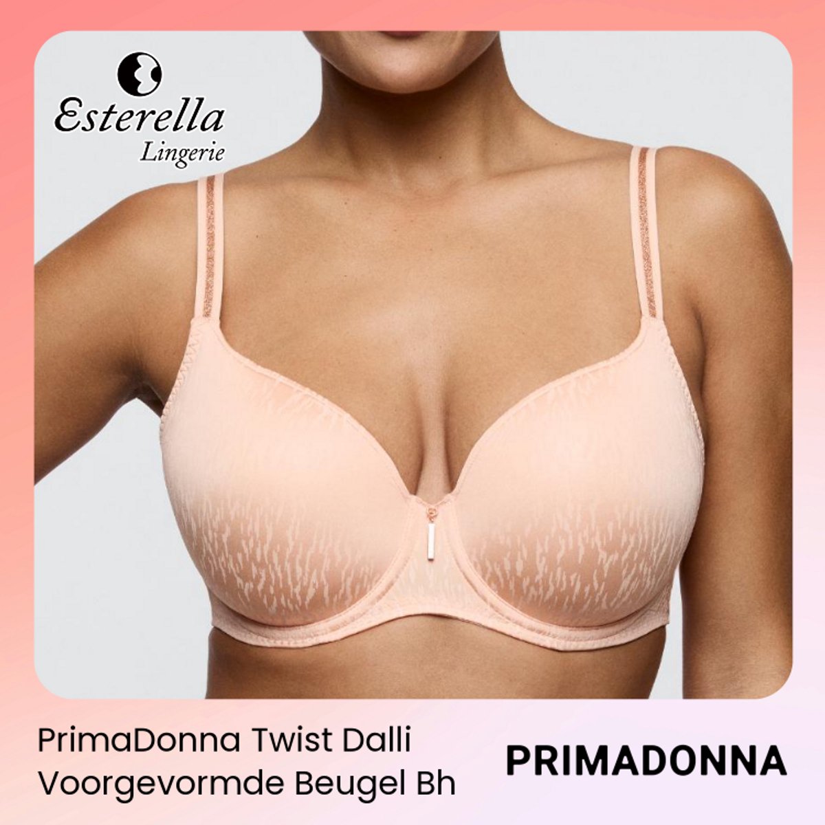 PrimaDonna Twist Dalli voorgevormde Beugel Bh 0242590 Zijde - maat EU 85C / FR