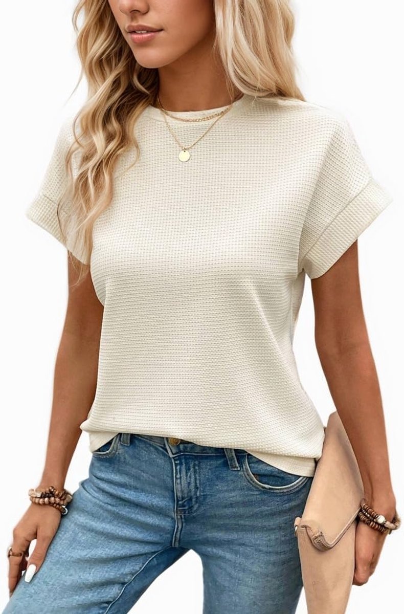 dames bovendeel vleermuismouwen basic elegant losjes