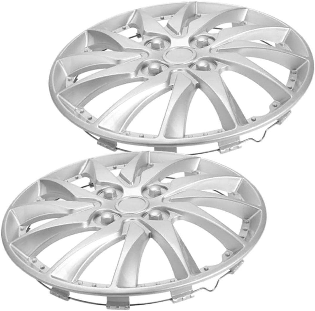 2 Stuks Auto Wielen Hub Covers Duurzaam Praktisch Eenvoudige Installatie Bescherming tegen Krassen voor Diverse Modellen