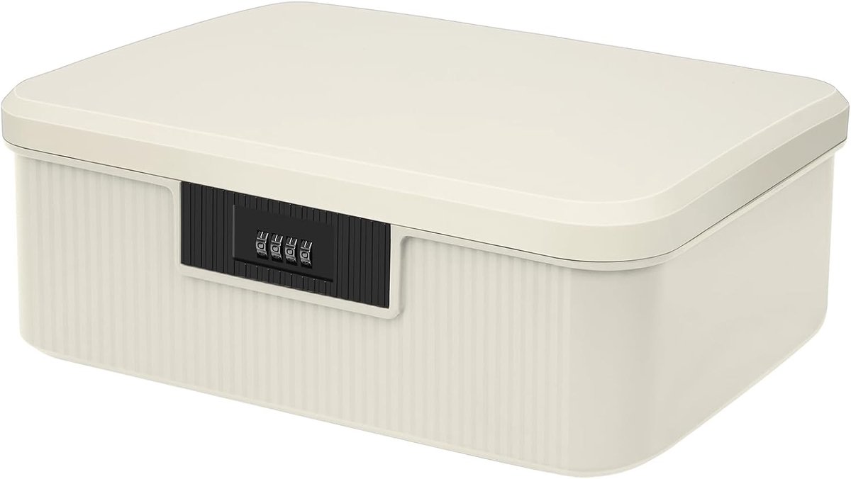 doos met 2 lagen met combinatieslot, 33 x 25 x 12 cm