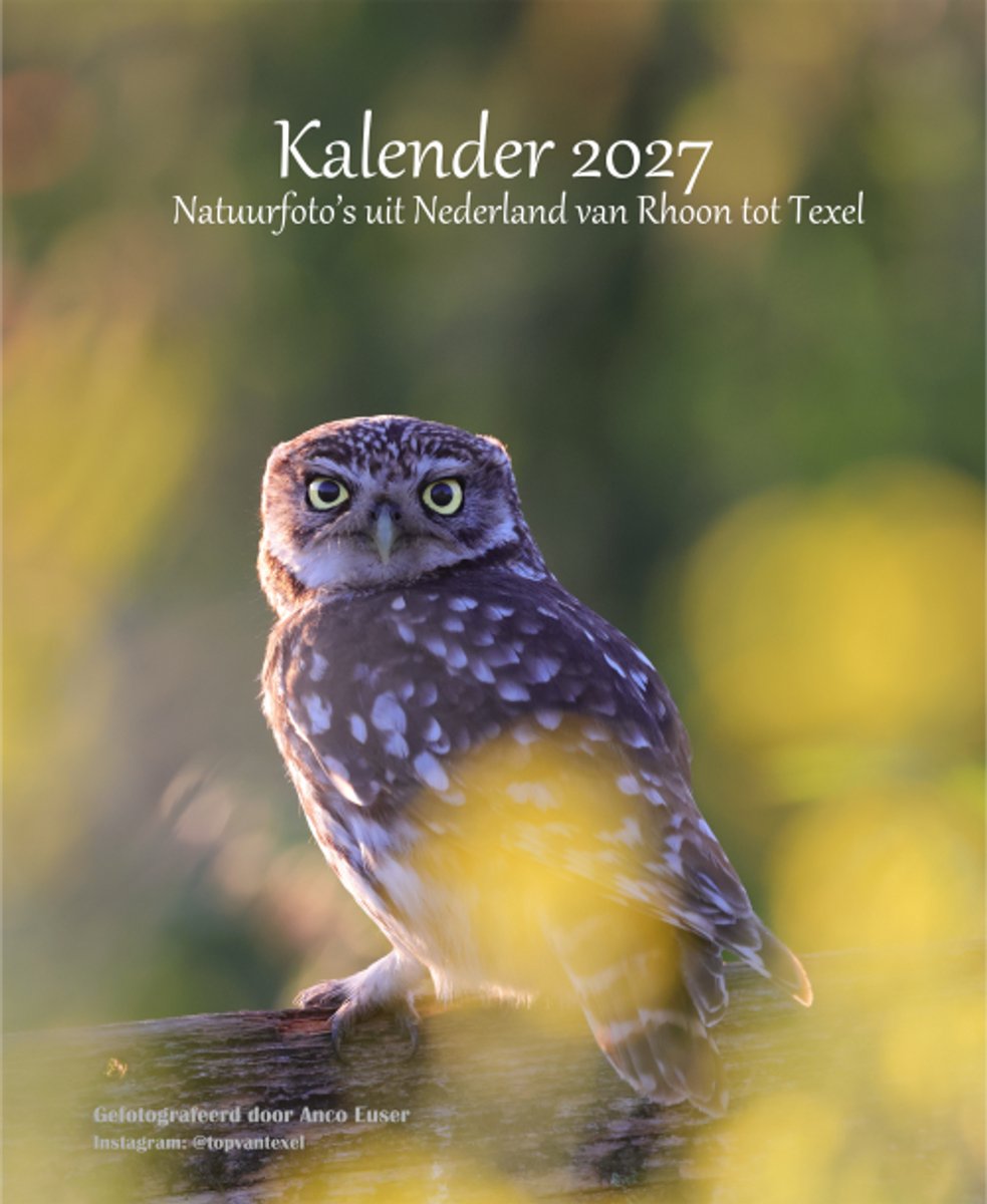 Prachtige Natuur / Vogel Kalender 2027 | opbrengst Goede Doel