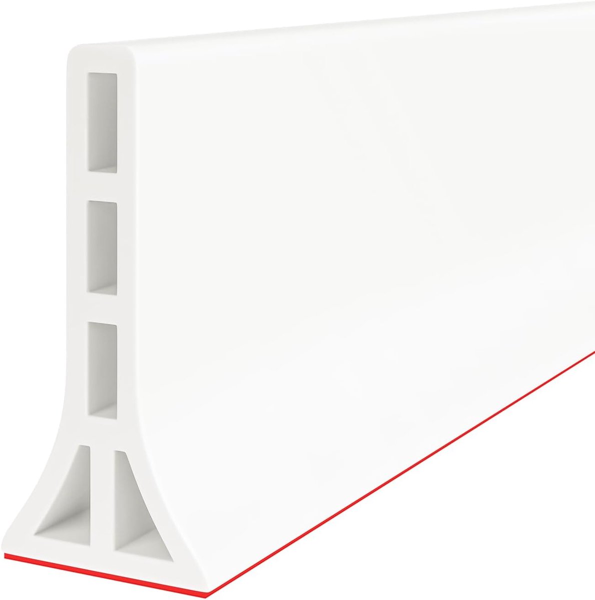 3 "Hoge Inklapbare Douchedrempel Waterdam 39"/1M Water Stopper Barrière Houdt Water Binnen Drempel Droge en Natte Scheiding voor Badkamer Aanrecht Bad