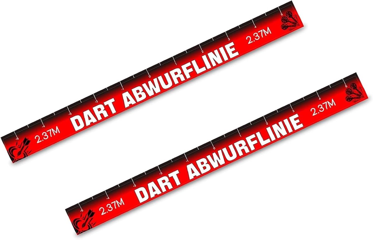 2 stuks stickers, dartpijlen, 56 x 5 cm, zelfklevend, voor thuis, speelkamer en andere