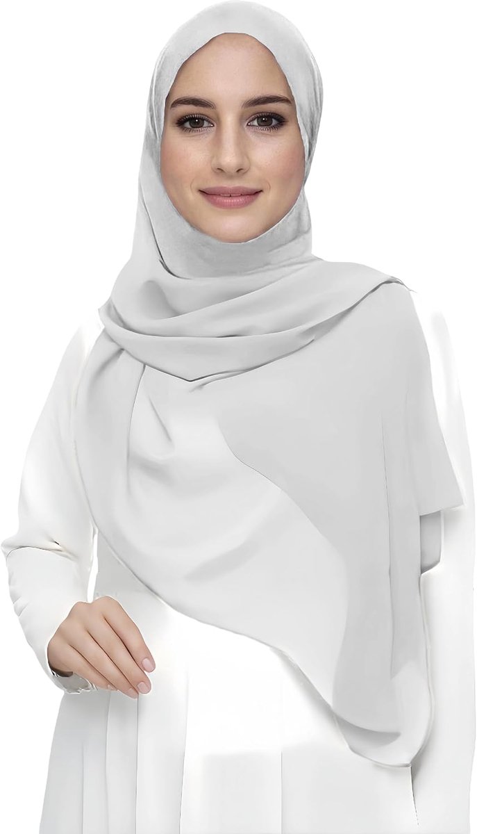 Chiffon Hijab Hoofd Sjaal Wrap Voor Moslim Vrouwen Lichtgewicht