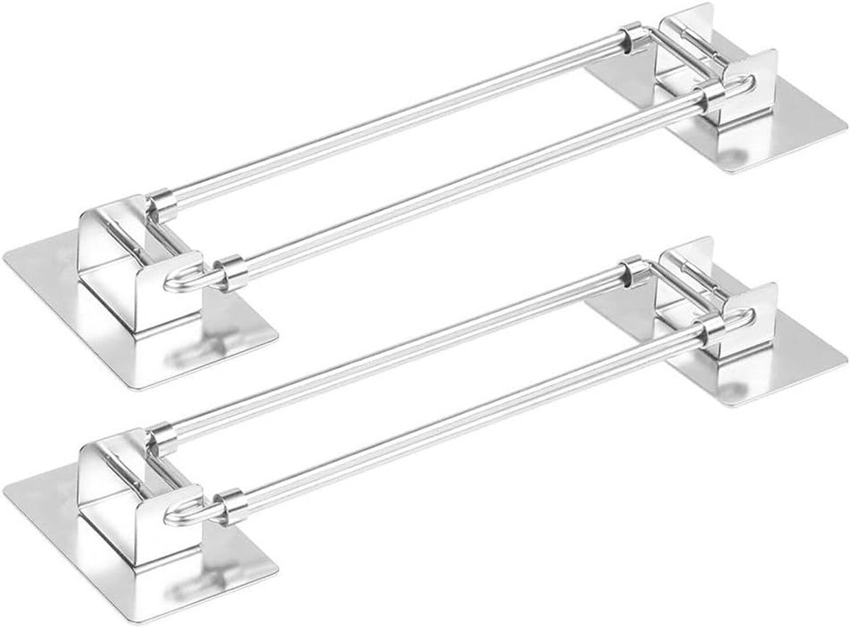 Verstelbare Koelkast Bars, Roestvrij Staal RV Verstelbare Koelkast Bars, 12.44-22.63 Inches RV Opslag Pole Voor RV Koelkast