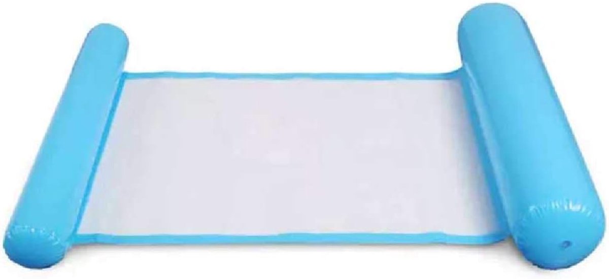 Hangmat Opblaasbare Hangmat Slick Op Water Opblaasbare Drijvende Drainage 120cmx73cm/ Blauwe